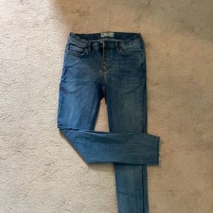 Free people super stretchy high waist ankle jeans